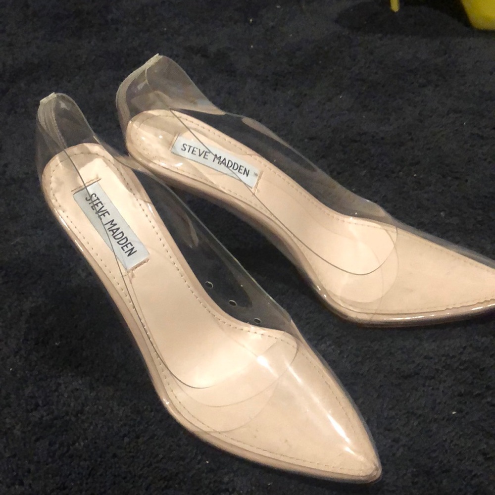Steve Madden “VEGAS Clear” pumps